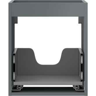 Korpus umývadlovej skrinky Mexen Box-A 40 cm, 1 zásuvka, matný grafit - 91AX0-0400-470-1-66