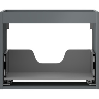 Korpus umývadlovej skrinky Mexen Box-A 60 cm, 1 zásuvka, matný grafit - 91AX0-0600-470-1-66