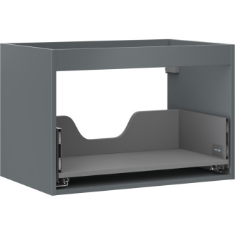 Korpus umývadlovej skrinky Mexen Box-A 70 cm, 1 zásuvka, matný grafit - 91AX0-0700-470-1-66