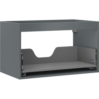 Korpus umývadlovej skrinky Mexen Box-A 80 cm, 1 zásuvka, matný grafit - 91AX0-0800-470-1-66