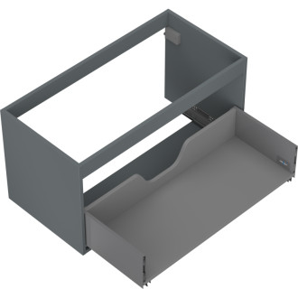 Korpus umývadlovej skrinky Mexen Box-A 90 cm, 1 zásuvka, matný grafit - 91AX0-0900-470-1-66