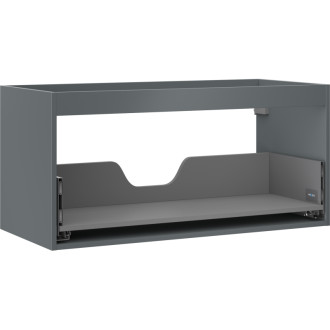 Korpus umývadlovej skrinky Mexen Box-A 100 cm, 1 zásuvka, matný grafit - 91AX0-1000-470-1-66