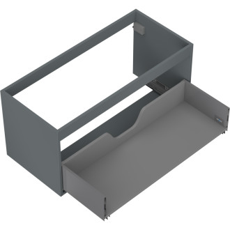 Korpus umývadlovej skrinky Mexen Box-A 100 cm, 1 zásuvka, matný grafit - 91AX0-1000-470-1-66