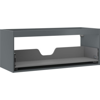 Korpus umývadlovej skrinky Mexen Box-A 120 cm, 1 zásuvka, matný grafit - 91AX0-1200-470-1-66