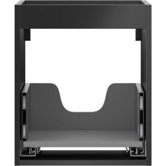 Korpus umývadlovej skrinky Mexen Box-A 40 cm, 1 zásuvka, matná čierna - 91AX0-0400-470-1-71