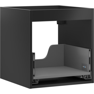 Korpus umývadlovej skrinky Mexen Box-A 45 cm, 1 zásuvka, matná čierna - 91AX0-0450-470-1-71