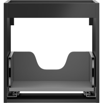 Korpus umývadlovej skrinky Mexen Box-A 45 cm, 1 zásuvka, matná čierna - 91AX0-0450-470-1-71