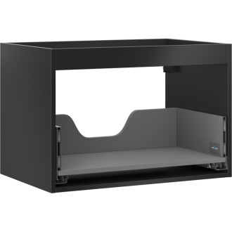 Korpus umývadlovej skrinky Mexen Box-A 70 cm, 1 zásuvka, matná čierna - 91AX0-0700-470-1-71