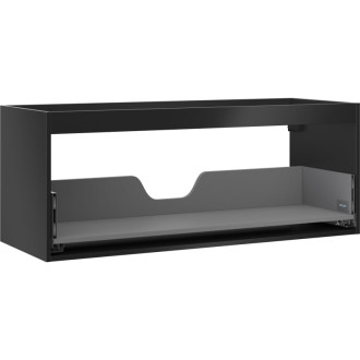 Korpus umývadlovej skrinky Mexen Box-A 120 cm, 1 zásuvka, matná čierna - 91AX0-1200-470-1-71