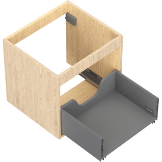 Korpus umývadlovej skrinky Mexen Box-A 50 cm, 1 zásuvka, dub - 91AX0-0500-470-1-81