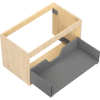 Korpus umývadlovej skrinky Mexen Box-A 80 cm, 1 zásuvka, dub - 91AX0-0800-470-1-81