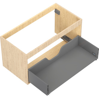 Korpus umývadlovej skrinky Mexen Box-A 90 cm, 1 zásuvka, dub - 91AX0-0900-470-1-81