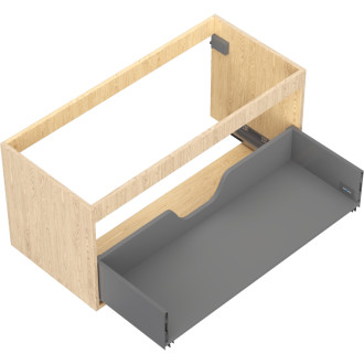 Korpus umývadlovej skrinky Mexen Box-A 100 cm, 1 zásuvka, dub - 91AX0-1000-470-1-81