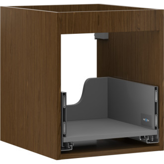 Korpus umývadlovej skrinky Mexen Box-A 40 cm, 1 zásuvka, orech - 91AX0-0400-470-1-86