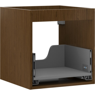 Korpus umývadlovej skrinky Mexen Box-A 45 cm, 1 zásuvka, orech - 91AX0-0450-470-1-86