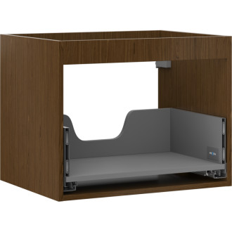 Korpus umývadlovej skrinky Mexen Box-A 60 cm, 1 zásuvka, orech - 91AX0-0600-470-1-86