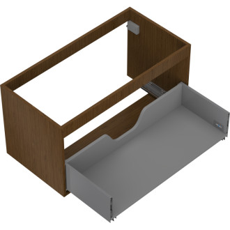 Korpus umývadlovej skrinky Mexen Box-A 90 cm, 1 zásuvka, orech - 91AX0-0900-470-1-86