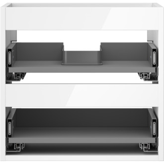 Korpus umývadlovej skrinky Mexen Box-A 50 cm, 2 zásuvky, biely lesk - 91AX0-0500-470-2-00