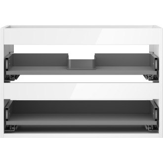 Korpus umývadlovej skrinky Mexen Box-A 70 cm, 2 zásuvky, biely lesk - 91AX0-0700-470-2-00