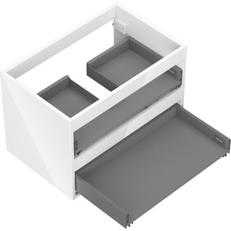 Korpus umývadlovej skrinky Mexen Box-A 70 cm, 2 zásuvky, biely lesk - 91AX0-0700-470-2-00