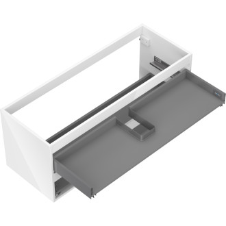 Korpus umývadlovej skrinky Mexen Box-A 120 cm, 2 zásuvky, biely lesk - 91AX0-1200-470-2-00
