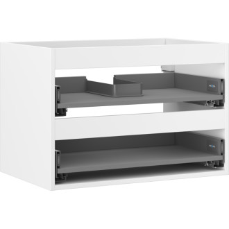 Korpus umývadlovej skrinky Mexen Box-A 70 cm, 2 zásuvky, matná biela - 91AX0-0700-470-2-01