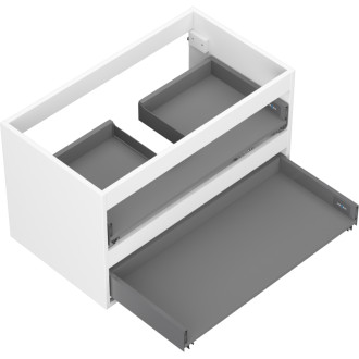 Korpus umývadlovej skrinky Mexen Box-A 80 cm, 2 zásuvky, matná biela - 91AX0-0800-470-2-01