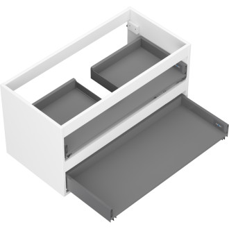 Korpus umývadlovej skrinky Mexen Box-A 90 cm, 2 zásuvky, matná biela - 91AX0-0900-470-2-01