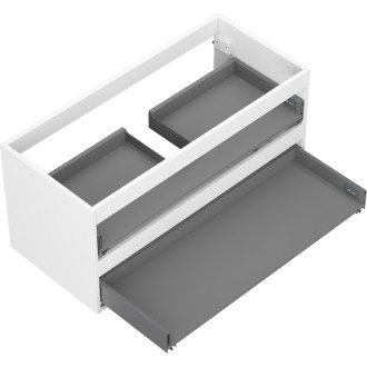 Korpus umývadlovej skrinky Mexen Box-A 100 cm, 2 zásuvky, matná biela - 91AX0-1000-470-2-01