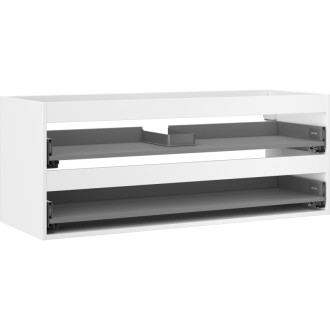 Korpus umývadlovej skrinky Mexen Box-A 120 cm, 2 zásuvky, matná biela - 91AX0-1200-470-2-01