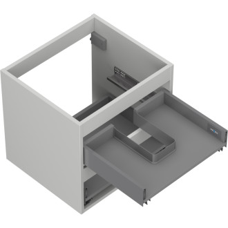 Korpus umývadlovej skrinky Mexen Box-A 50 cm, 2 zásuvky, matne šedá - 91AX0-0500-470-2-62