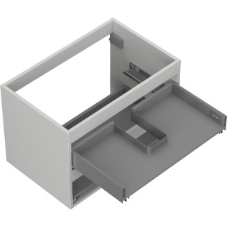 Korpus umývadlovej skrinky Mexen Box-A 70 cm, 2 zásuvky, matne šedá - 91AX0-0700-470-2-62