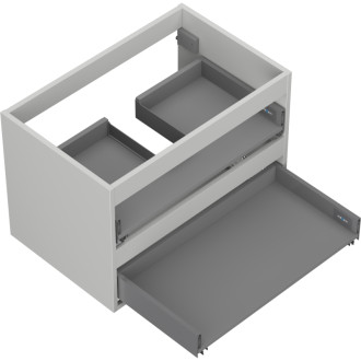 Korpus umývadlovej skrinky Mexen Box-A 70 cm, 2 zásuvky, matne šedá - 91AX0-0700-470-2-62