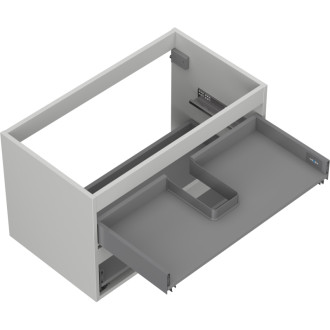 Korpus umývadlovej skrinky Mexen Box-A 80 cm, 2 zásuvky, matne šedá - 91AX0-0800-470-2-62