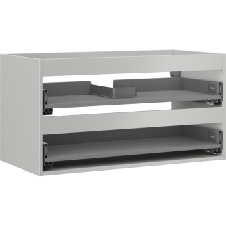 Korpus umývadlovej skrinky Mexen Box-A 90 cm, 2 zásuvky, matne šedá - 91AX0-0900-470-2-62