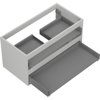 Korpus umývadlovej skrinky Mexen Box-A 90 cm, 2 zásuvky, matne šedá - 91AX0-0900-470-2-62