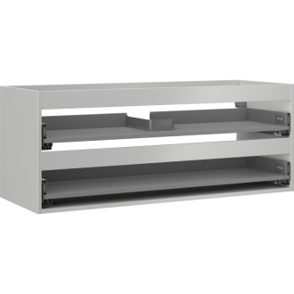 Korpus umývadlovej skrinky Mexen Box-A 120 cm, 2 zásuvky, matne šedá - 91AX0-1200-470-2-62