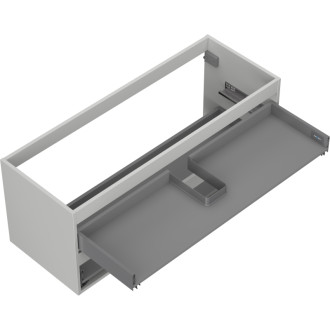 Korpus umývadlovej skrinky Mexen Box-A 120 cm, 2 zásuvky, matne šedá - 91AX0-1200-470-2-62