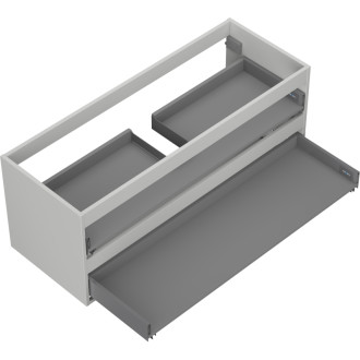 Korpus umývadlovej skrinky Mexen Box-A 120 cm, 2 zásuvky, matne šedá - 91AX0-1200-470-2-62