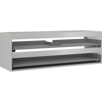 Korpus umývadlovej skrinky Mexen Box-A 140 cm, 2 zásuvky, matne šedá - 91AX0-1400-470-2-62