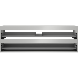 Korpus umývadlovej skrinky Mexen Box-A 140 cm, 2 zásuvky, matne šedá - 91AX0-1400-470-2-62