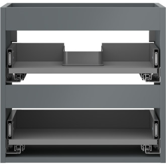 Korpus umývadlovej skrinky Mexen Box-A 50 cm, 2 zásuvky, matný grafit - 91AX0-0500-470-2-66