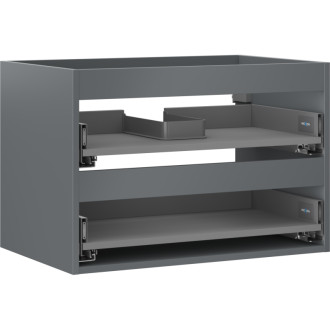 Korpus umývadlovej skrinky Mexen Box-A 70 cm, 2 zásuvky, matný grafit - 91AX0-0700-470-2-66