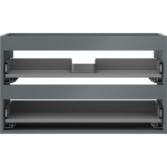 Korpus umývadlovej skrinky Mexen Box-A 80 cm, 2 zásuvky, matný grafit - 91AX0-0800-470-2-66