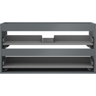 Korpus umývadlovej skrinky Mexen Box-A 90 cm, 2 zásuvky, matný grafit - 91AX0-0900-470-2-66