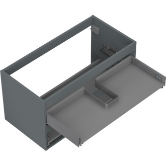 Korpus umývadlovej skrinky Mexen Box-A 90 cm, 2 zásuvky, matný grafit - 91AX0-0900-470-2-66