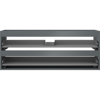 Korpus umývadlovej skrinky Mexen Box-A 120 cm, 2 zásuvky, matný grafit - 91AX0-1200-470-2-66