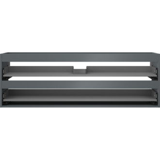 Korpus umývadlovej skrinky Mexen Box-A 140 cm, 2 zásuvky, matný grafit - 91AX0-1400-470-2-66