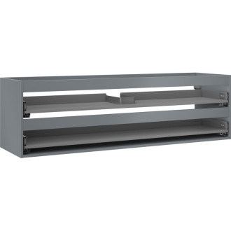 Korpus umývadlovej skrinky Mexen Box-A 160 cm, 2 zásuvky, matný grafit - 91AX0-1600-470-2-66