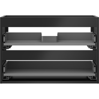 Korpus umývadlovej skrinky Mexen Box-A 70 cm, 2 zásuvky, matná čierna - 91AX0-0700-470-2-71